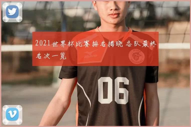2021世界杯比赛排名揭晓 各队最终名次一览